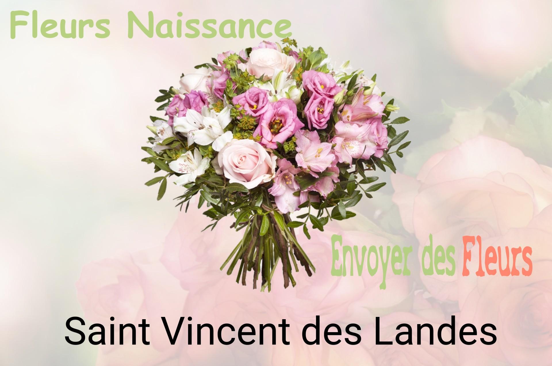 Bouquet de fleurs de naissance livré à Saint-Vincent-des-Landes